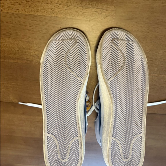 Nike White & Blue Blazer Mid '77 Sneakers size 9.5 - Picture 11 of 11